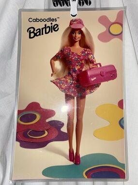 Vintage Caboodles Barbie poster